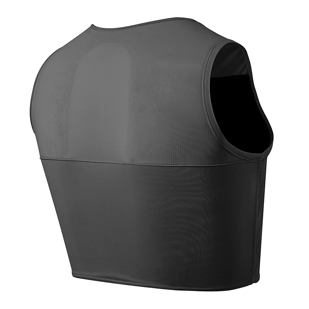 Idtswch Chest Binder Trans Binder for Women Transgender Chest Binder FTM Zipper Bra Tank Top (XL, Black)