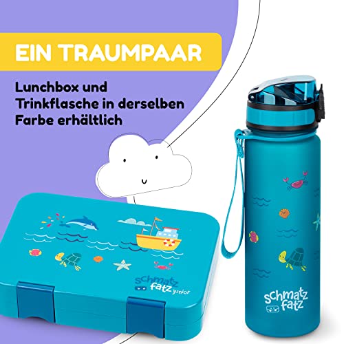 Slurp-Snap Kids Water Bottle Leakproof 0.5L, Sports Water Bottle for School, Hiking & Gym, Tasteless 500ml Water Bottle with Fruit Infuser, BPA-Free.