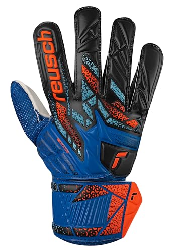 Reusch Attrakt Solid Junior goalkeeper gloves for kids and teenagers. Suitable for boys and girls in all weather conditions and playing surfaces.