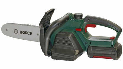 Theo Klein 8399 Bosch Chainsaw I Realistic, child-sized replica I 13 cm x 39.5 cm x 14 cm & Bosch Battery-Powered Lamp I Lamp that rotates 90 degrees I 9.5 cm x 6.4 cm x 18 cm