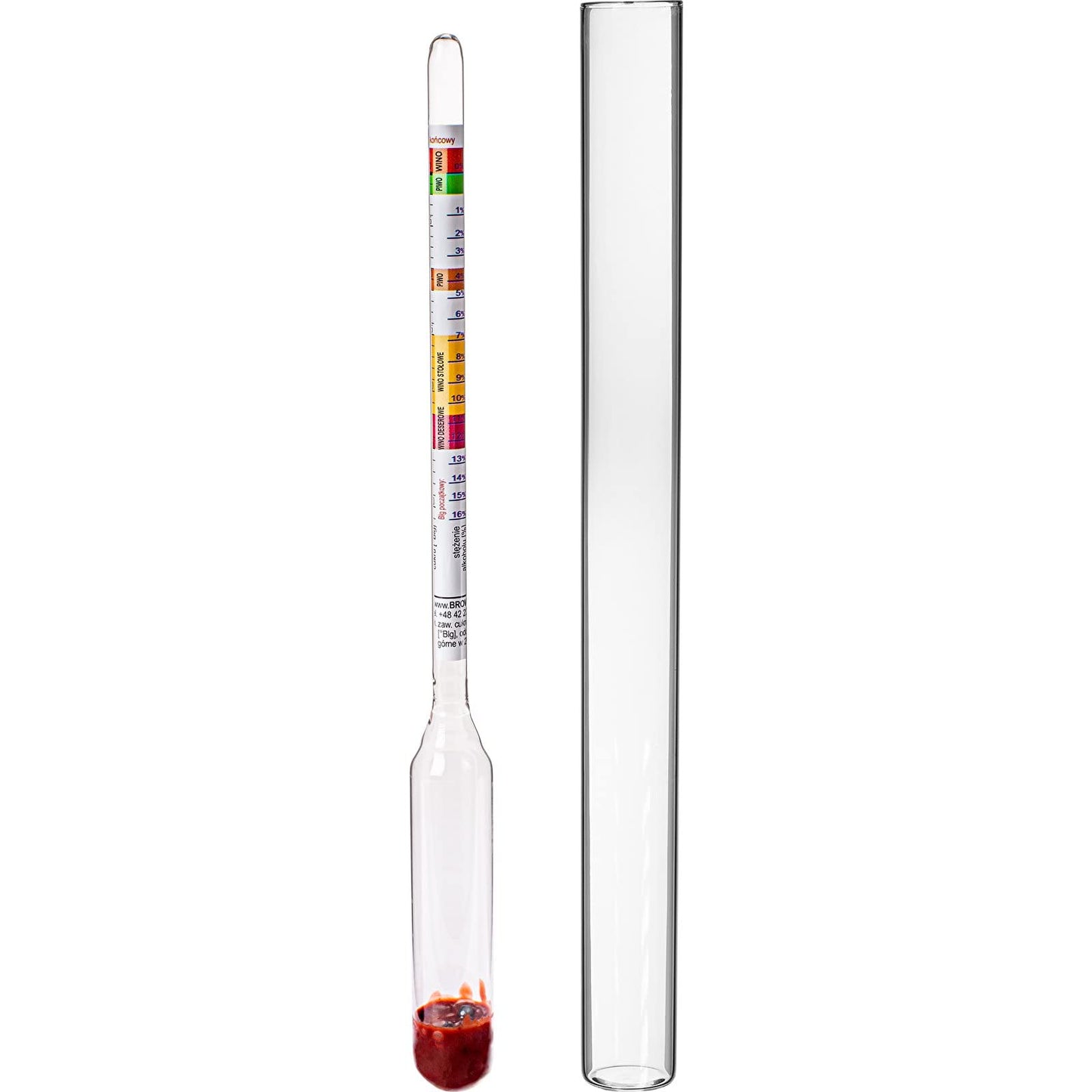 Brown wine balloon, glass, standard, 15 L, 400010