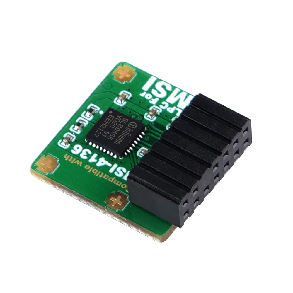 NewHail TPM2.0 module TPM LPC 14-pin module with Infineon SLB9665 for MSI motherboard compatible with TPM2.0 (MS-4136)