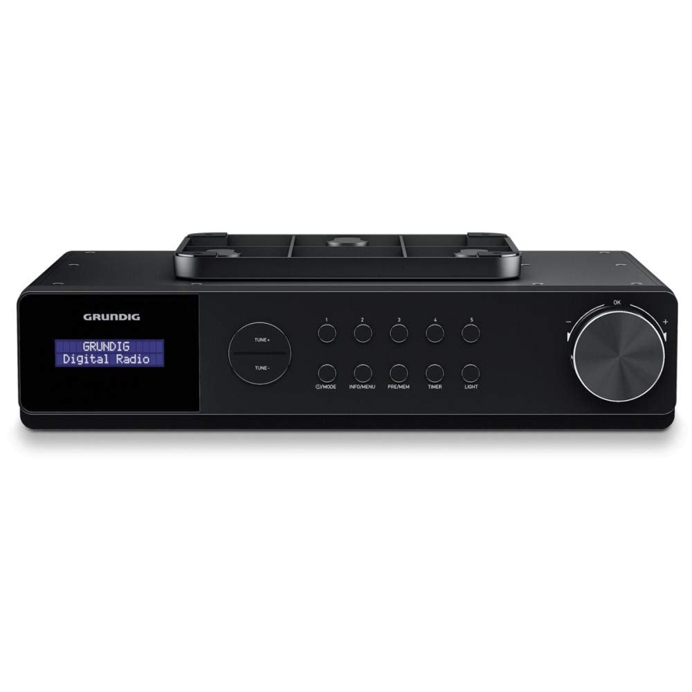 Grundig GKR1040 DKR 1000 BT DAB + Kitchen Radio with Bluetooth and DAB + Reception Black