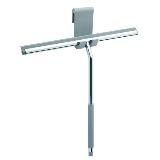 Libaro XXL Shower Squeegee Farini - Window Squeegee - Water Squeegee - Shower Wiper - made of stainless steel and silicone - including matching silicone hooks