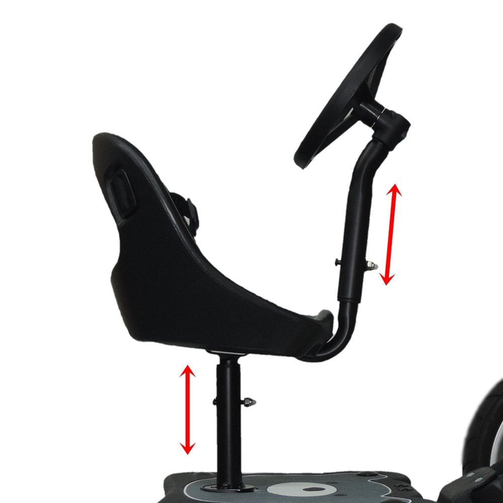 EICHHORN stroller sibling board Cozy B Rider + seat with steering wheel