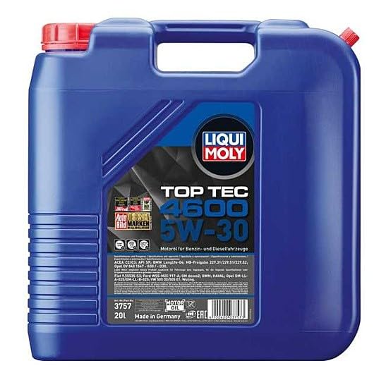 LIQUI MOLY 2316 Top Tech Motor Oil HC 4600 5w30 5L