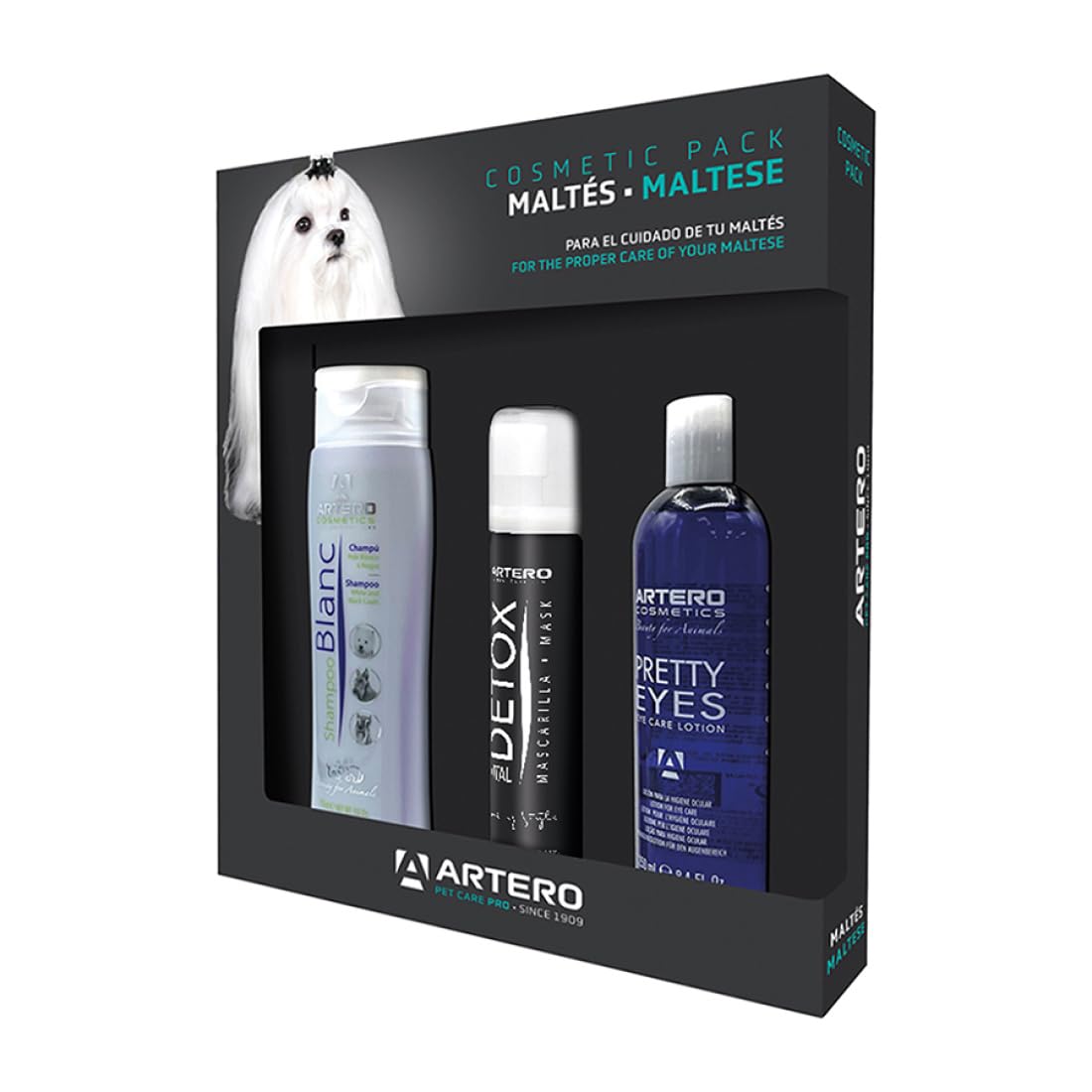 Artero Complete set for the hygiene of your dog (Maltese)
