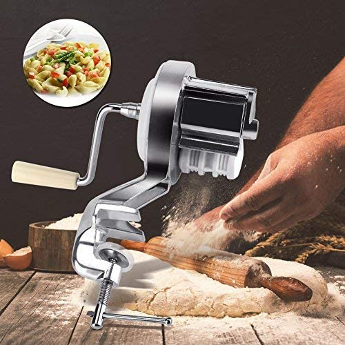 Pasta maker machine aluminum alloy manually operated noodle press machine kitchen food handmade equipment.