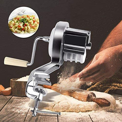Pasta maker machine aluminum alloy manually operated noodle press machine kitchen food handmade equipment.