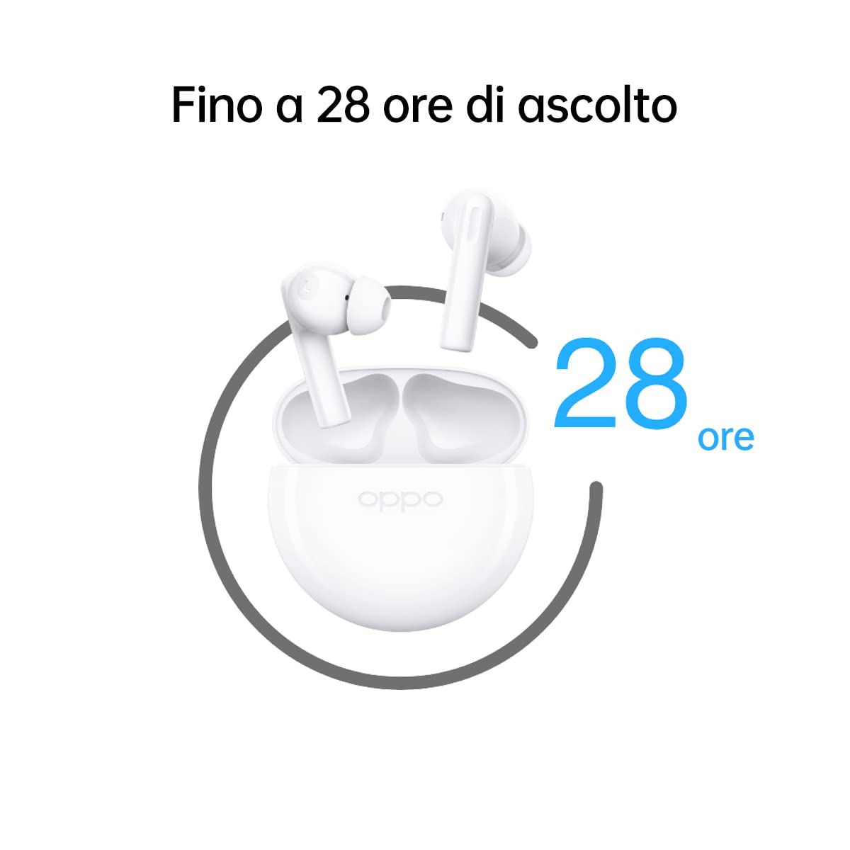 OPPO Enco Buds 2 True Wireless Stereo (TWS) Earphones for Calls/Music Bluetooth Black