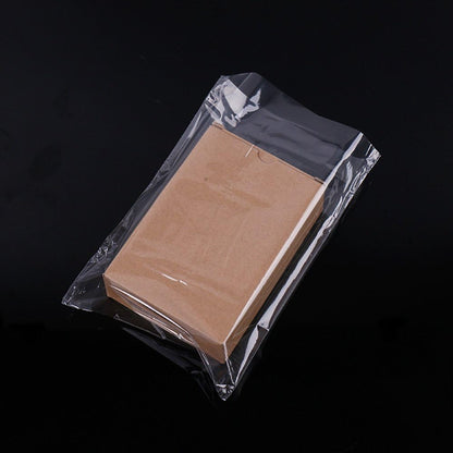 WACCOMT Pack of 100 Clear POF Heat Shrink Wrap Bags for Packaging Shoes Soap Art Candles Homemade DIY Craft Gifts (35x50cm / 13.7x19.6inch)