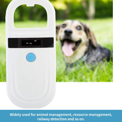 Animal microchip reader, Yinhing pet microchip scanner, rechargeable pet chip registration ID scanner. Microchip scanner for pets, pet tag scanner, pet microchip reader for animals.