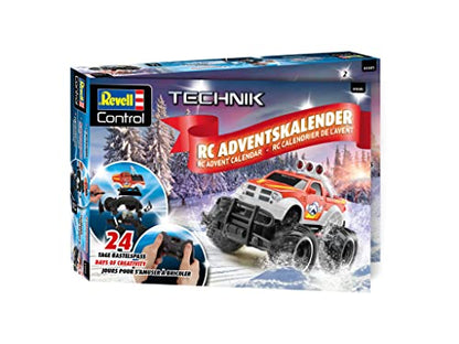 Revell Advent Calendar RC Truck I RC Advent Calendar I Remote-controlled truck to assemble in 24 days I Advent calendar for boys, girls & adults aged 10+ I Christmas gift