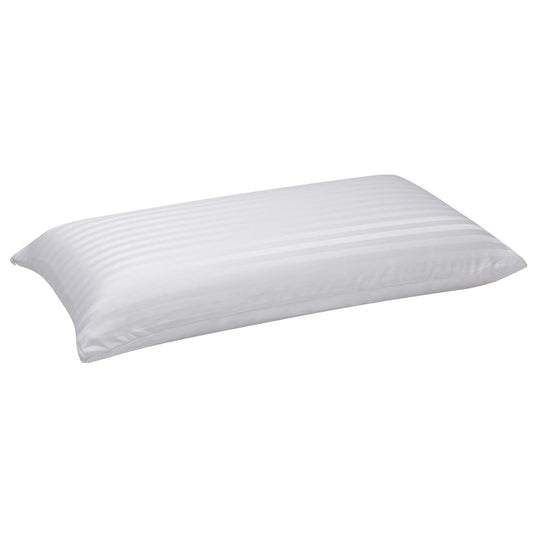 Pikolin Home - Viscoelastic Pillow with Dust Mite Protection, Double Cover, Medium Firmness, 40 x 90 cm, 15 cm Height, White