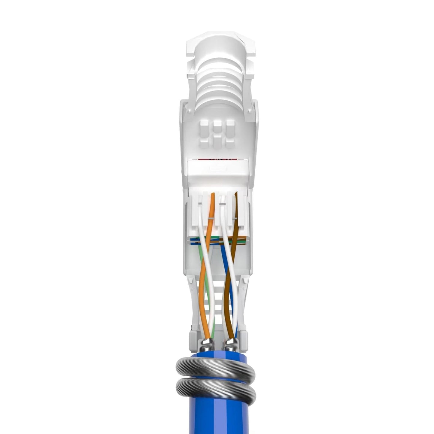 Germany B.e.s.t 10x network plug RJ45 CAT6 tool-free - tool-less LAN UTP cable plug for CAT5, CAT6, CAT7 - Suitable for installation and patch cables.