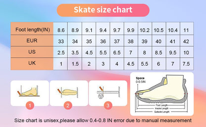 Girls and children roller skates shoes with wheels adjustable quad kick roller skates for women 2 in 1 inline skates deformation sneakers for beginners, gray-41EU