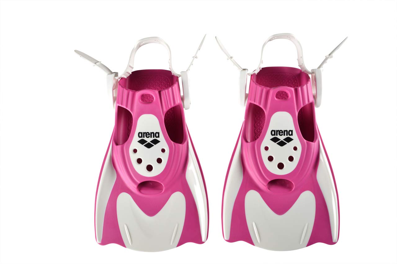 ARES5 Adult Arena Unisex Training Fin Powerfin Fit Training Fin White-pink L