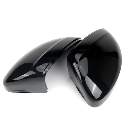 1 Pair Car Mirror Caps Outside Mirror Replacement for VW Tiguan MK2 2017-2020, Mirror Covers Rear View Mirror Covers Side Mirror Covers, Mirror Housings Glossy Mirror Caps