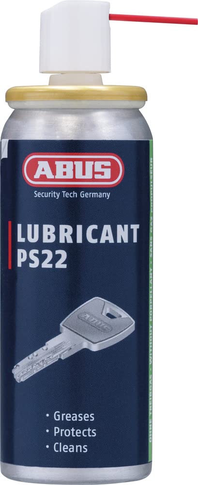 ABUS Care Spray PS22 - oil-free lubricant for door cylinders, car locks, tools - protects against wear and squeaking - 60 ml