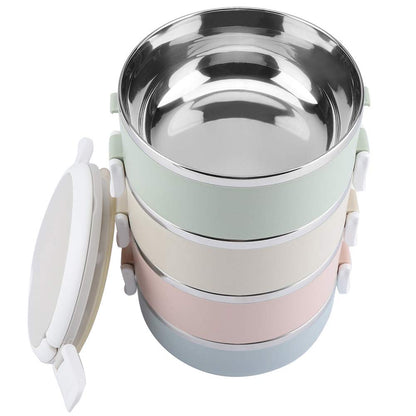 Tyenaza Thermo Container Insulated Container, stainless steel thermo lunchbox Thermal Insulated, Thermal Compartment Lunch Box, Portable Bento Box, Storage Container for hot food, meals, soup (#4)