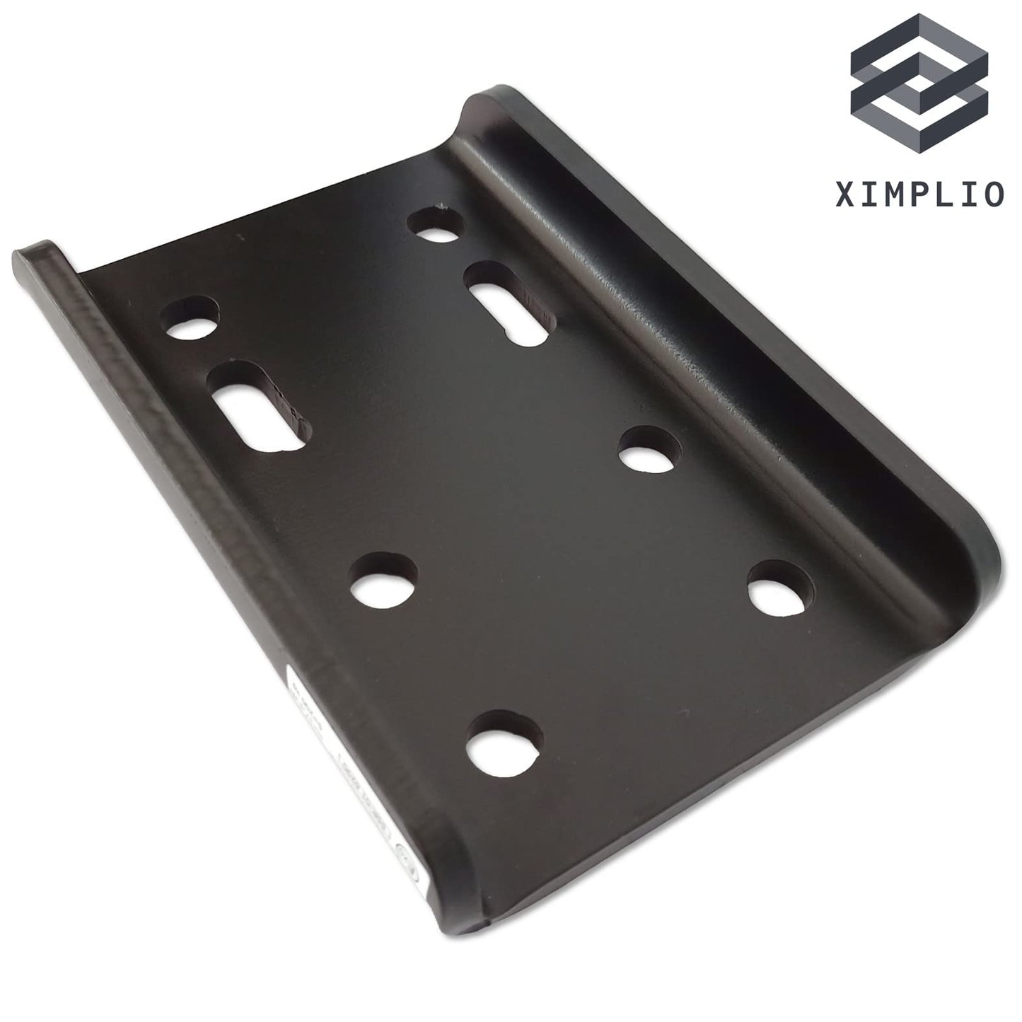 XIMPLIO Universal Adapter Plate Adjustment Ball Height Ball Adjustment Plate with ABE for Trailer Hitch Trailer Coupling AHK Screw-on Plate 2-Hole 90mm / 4-Hole 83x56mm (with Screws 4xM12)