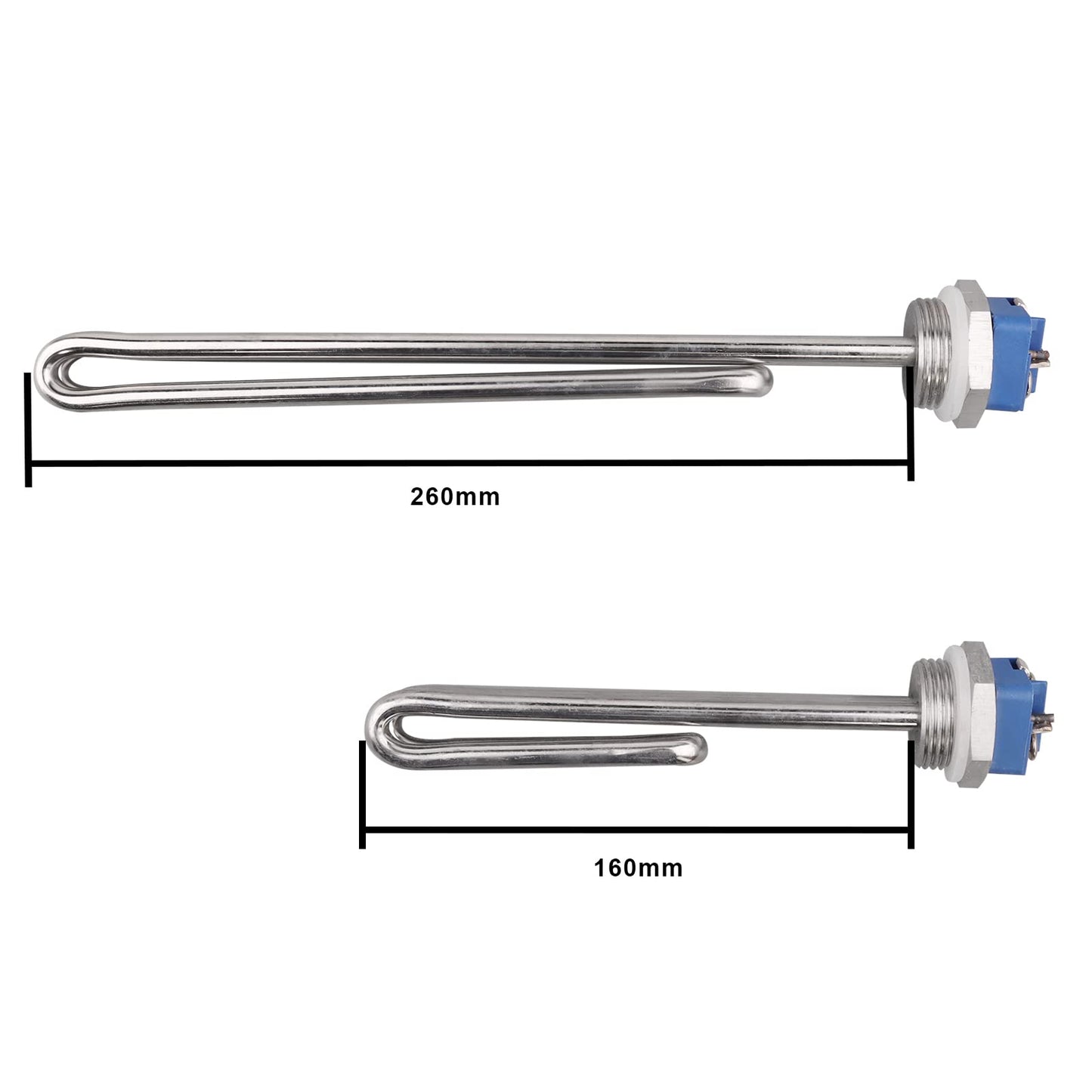 AIICIOO Heating Element 240v 3000w 1 inch BSP (DN25) Diameter 33.2mm Stainless steel with silicone O-ring