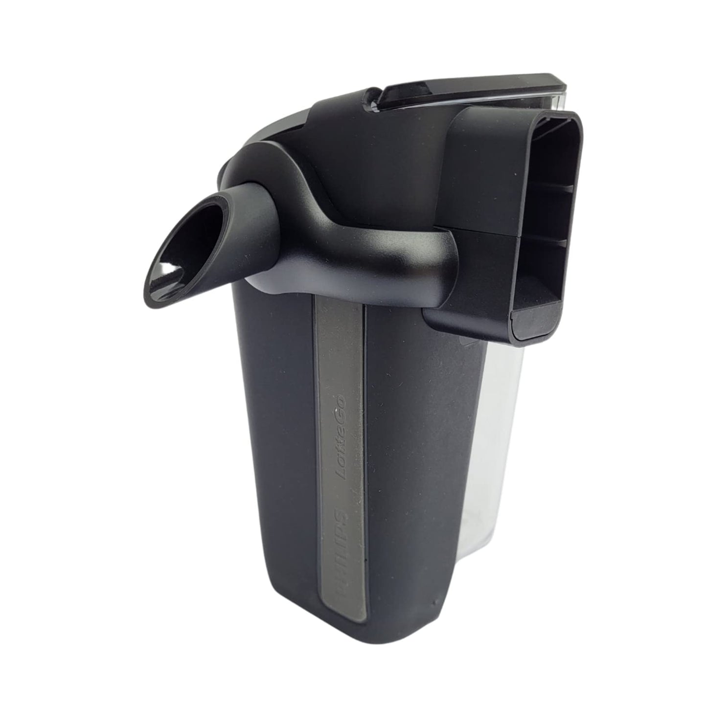 Philips Milk Container (Version C) for LatteGo Coffee Machine, Black, Silver, Transparent