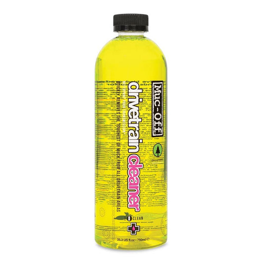 Muc Off Bio Drivetrain Cleaner 750ml - Highly effective biodegradable chain cleaner bike cleaner spray - Suitable for all types of bikes.
