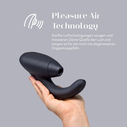 Womanizer InsideOut Clitoral Sucker Vibrator for Women - Clitoris Stimulator with Thrusting Function for Her - Rabbit Vibrator with 12 Intensity Levels