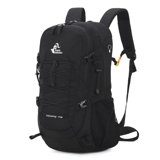 Bseash 40L Lightweight Waterproof Hiking Backpack with Rain Cover, Outdoor Sports Travel Daypack Multifunctional Travel Bag for Camping, Climbing, Skiing, Cycling (Black)