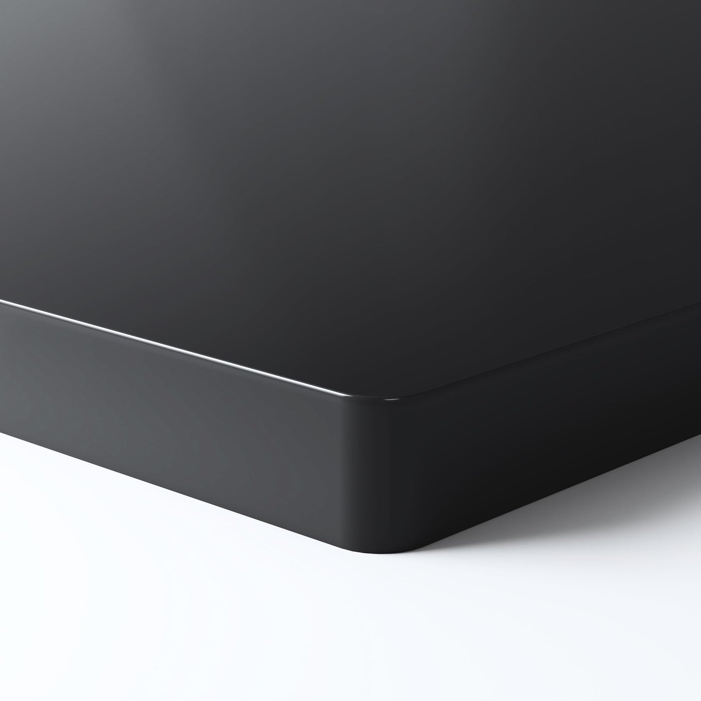 FLEXISPOT Tabletop 120x60 cm, 25 mm thick – Single-piece desktop, DIY office desk surface – Ideal for height-adjustable desks (Black)