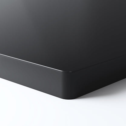 FLEXISPOT Tabletop 120x60 cm, 25 mm thick – Single-piece desktop, DIY office desk surface – Ideal for height-adjustable desks (Black)