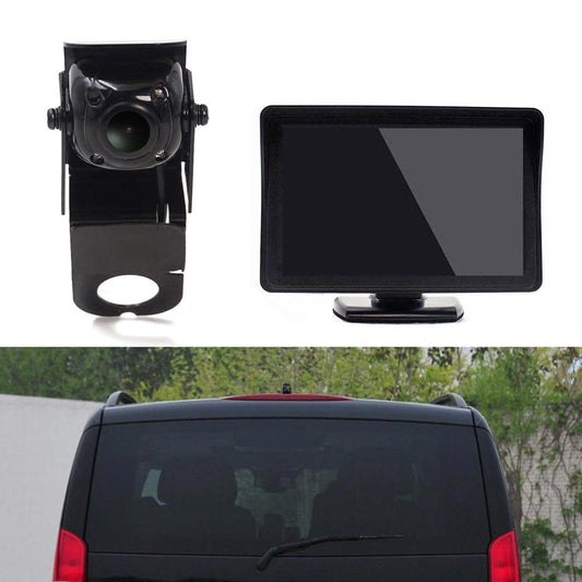 Car third roof original brake light rear view camera, replacement for Mercedes Benz Viano Vito W639 V6 van 3rd brake light/brake light 2003-2014 (with 4.3-inch monitor)