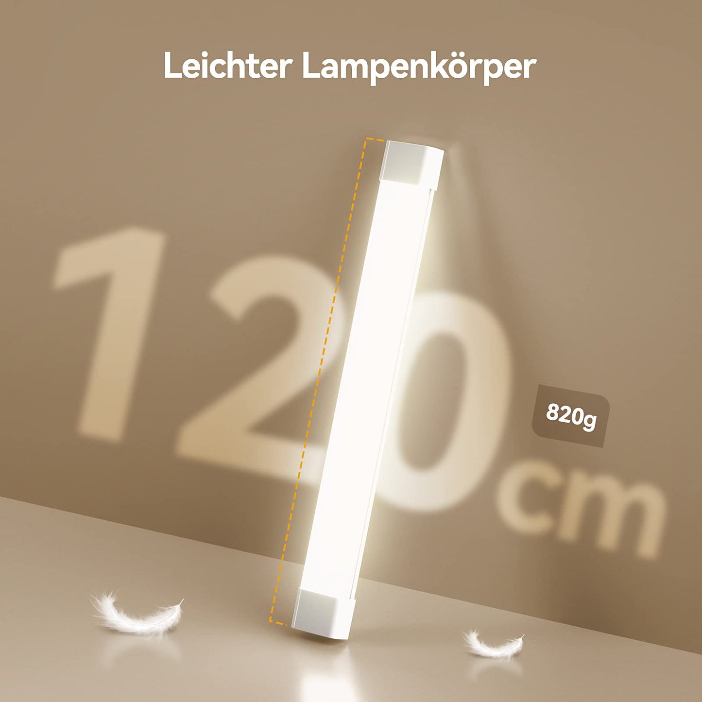 Anten LED moisture-proof luminaire 120cm, 36W 4000LM LED neon tube, neutral white 4000K moisture-proof lamp, IP65 waterproof batten luminaire, workshop lamp, cellar luminaire, ceiling luminaire for offices, warehouses, garages.