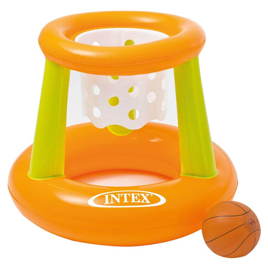 Intex Water Play Floating Hoops, Multicolor, 67 x 55 cm (Floating Hoops - Game + Pool Volleyball Game!)