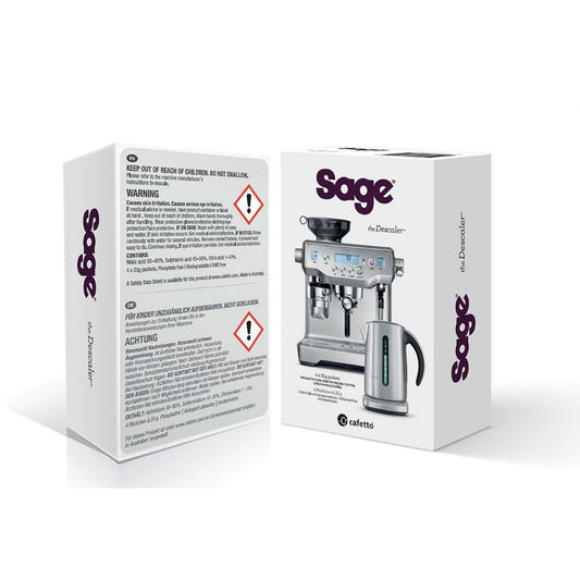 Sage - Descaler - Descaler for Sage coffee machines and kettles - 4 pack