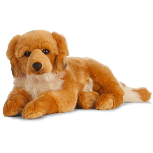 Living Nature Soft Toy - Large Golden Retriever Plush (60cm), Gold-colored