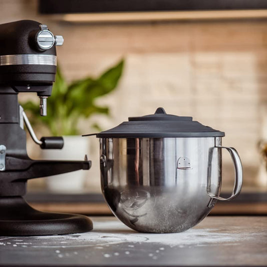 Kitty Professional silicone professional lid cover, compatible with KitchenAid 6.6 and 6.9 liters (anthracite)