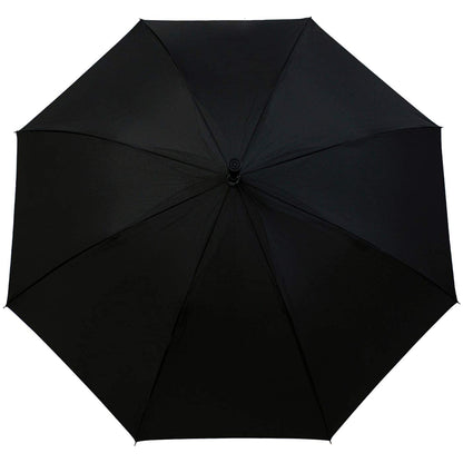 iX-brella support umbrella adjustable height with wooden handle - black