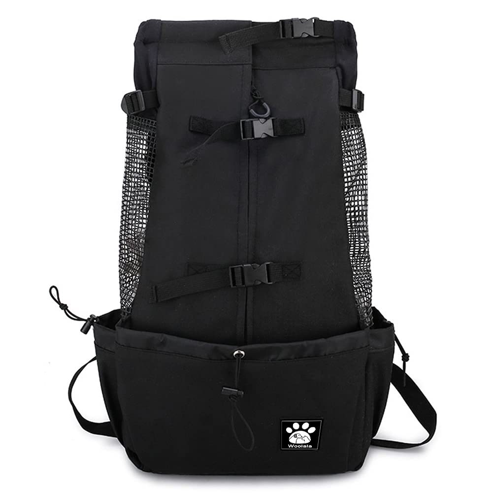 1-25 kg dog carrier with drawstring, ventilated pet backpack for small to medium dogs, daily puppy carrier for walks, outdoor, safety, convenient, lightweight.