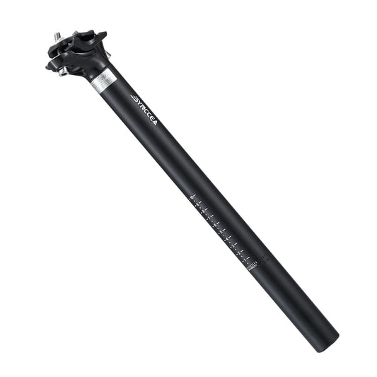 Bynccea Bike Seatpost 27.2mm 30.9mm 31.6mm Aluminum Alloy Seat Tube 400mm for Mountain Bikes Road Bike Downhill Bike Track Bike Fixed Gear MTB BMX
