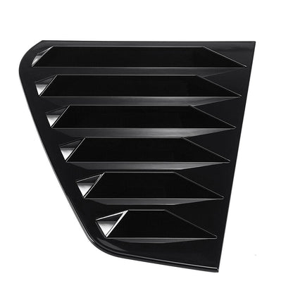 Active window blinds for rear Golf 7 R 7 7.5 2013-2020 Racing style window blinds Ventilation cover Black