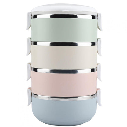 Tyenaza Thermo Container Insulated Container, stainless steel thermo lunchbox Thermal Insulated, Thermal Compartment Lunch Box, Portable Bento Box, Storage Container for hot food, meals, soup (#4)