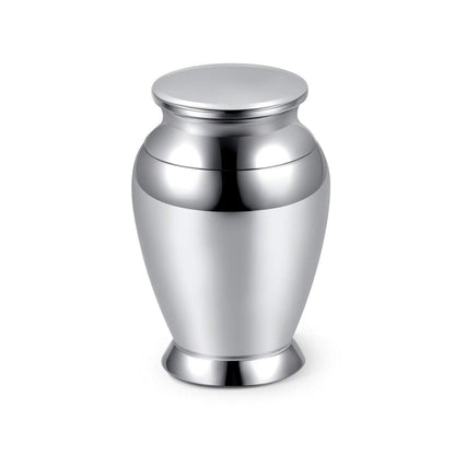 JSDDE Mini Stainless Steel Urn - Waterproof Memorial Urn for Safe Storage of Ashes (Style 1)