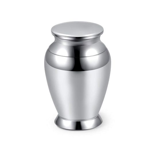 JSDDE Mini Stainless Steel Urn - Waterproof Memorial Urn for Safe Storage of Ashes (Style 1)