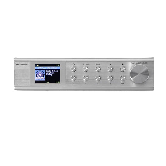 Soundmaster IR1500SI internet radio DAB+ digital radio network player UPNP Bluetooth kitchen under-cabinet radio cabinet radio