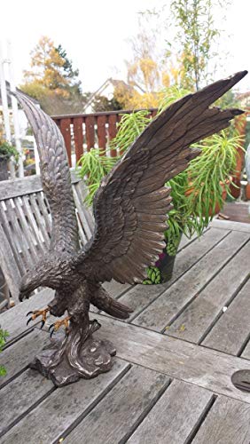 MC decorative figure bronzed - Eagle Wings of Glory - Bronze figure decoration indoor/outdoor.