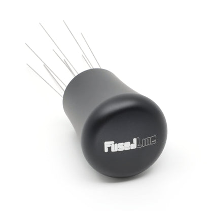 FusedLine WDT tool made of metal and self-aligning stand, precision milled (black anodized aluminum)