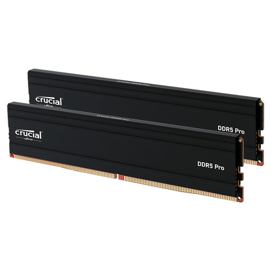 Crucial Pro DDR5 RAM 64GB Kit (2x32GB) 5600MHz, Intel XMP 3.0 / AMD Expo, PC Computer Memory - CP2K32G56C46U5