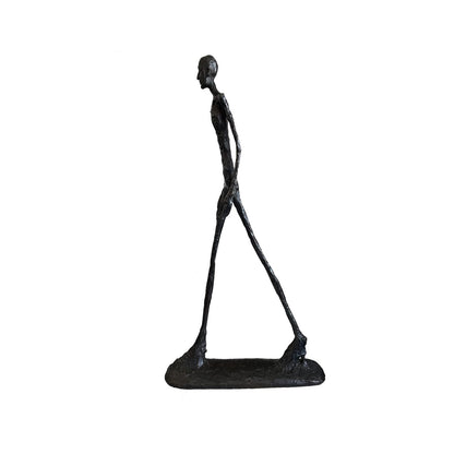 Giacometti sculpture bronze, bronze figure man abstract sculpture decoration immigration statue decoration ornament 30CM